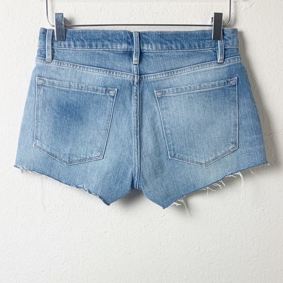 Frame Le Cuttoff Shredded Shorts 26 - Picture 6 of 11